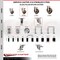 Service Caster 3.5 Inch 316SS High Temp Glass Filled Nylon 1-3/4 Inch Expanding Stem Caster Set SCC-SS316EX20S3514-GFNSHT-134-4 - alternate 3